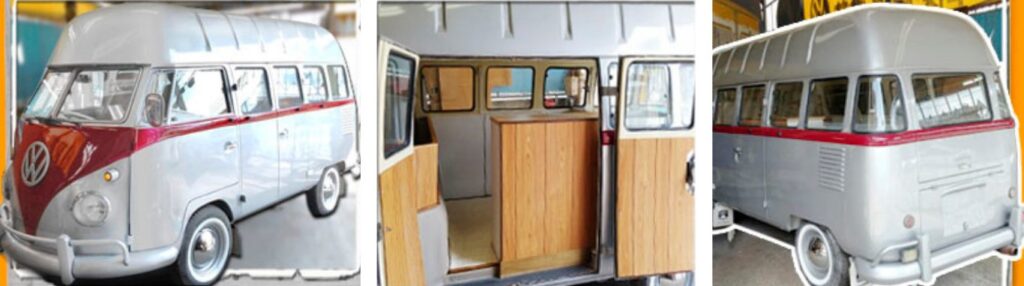 神奈川県に納車したキッチンカー。フォルクスワーゲン・バスを改造