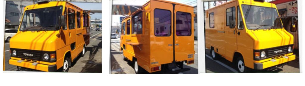 クイックデリバリーをベースに製作したキッチンカー