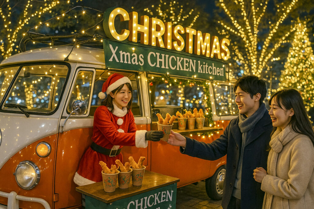 クリスマスにカップルに人気のキッチンカー
